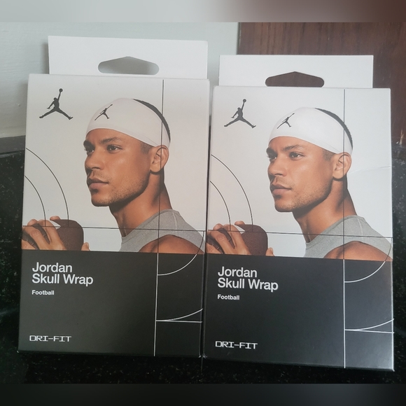 Nike Air Jordan Skull Wrap Football Headband - Picture 4 of 4